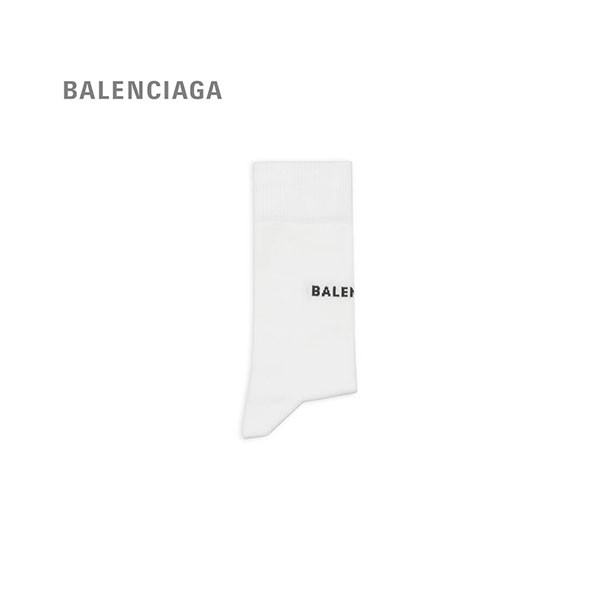 pas cher contrefacon Balenciaga Chaussettes pour Homme en Blanc pas cher Balenciaga accessoires Destockage